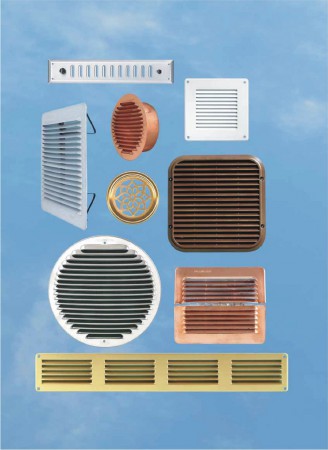 Kovové větrací mřížky LaVentilazione Italy