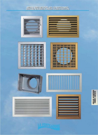 Kovové větrací mřížky LaVentilazione Italy