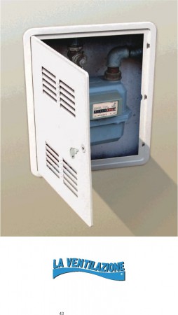 revizní dvířka a boxy s větráním i plná plastové