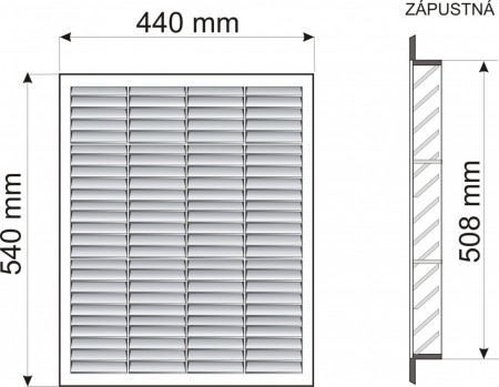 výkres-mřížky na zakázku